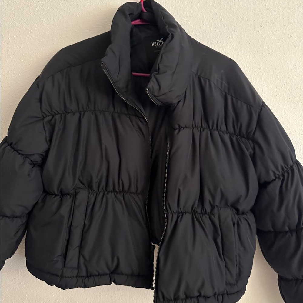 Hollister Black Puffer Jacket